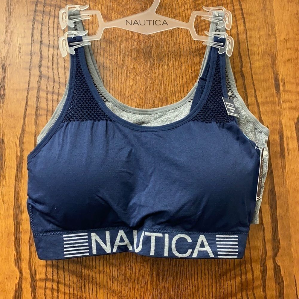 New Nautica 2pack super soft lounge‎ sports bras